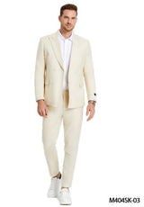 Linen Suit - Double Breasted Style Suit - Summer Suit