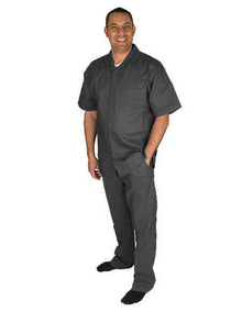 Linen Walking Suit Black