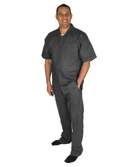 Linen Walking Suit Black