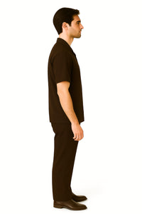 Linen Walking Suit Brown