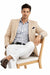 Linen Blazer - Beige Linen Sportcoat
