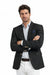 Linen Blazer - Black Linen Sportcoat