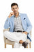 Linen Blazer - Light Blue Linen Sportcoat