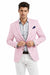 Linen Blazer - Pink Linen Sportcoat