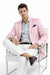 Linen Blazer - Pink Linen Sportcoat
