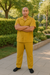 Linen Walking Suit Gold