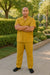 Linen Walking Suit Gold