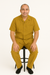 Linen Walking Suit Gold
