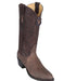Los Altos Boots Lizard Teju R-Toe Greasy Finish Brown Cowboy Boots