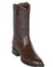 Los Altos Boots Men's Lizard Teju Roper Western Boots Brown