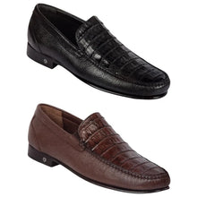 Lombardy Men's Crocodile Calfskin Loafers