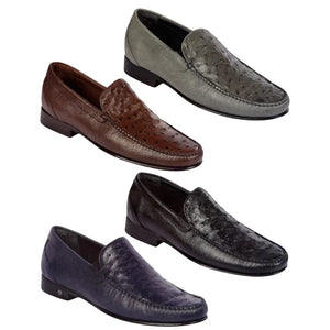 Lombardy Men's Caiman Belly & Calfskin Loafers