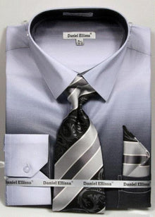 Black Colorful Men'S Dress Shirt