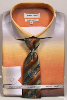 Mustard Colorful Men'S Dress Shirt