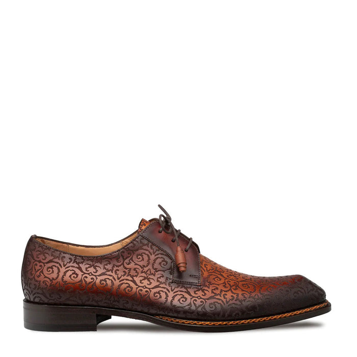 Lontani Lace Up Cognac/Rust By Mezlan Made in Spain Brand