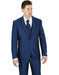 Men's Wedding - Prom Event Bruno Shawl Lapel  1 Button Blue Suit