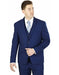 Men's Wedding - Prom Event Bruno 3 Piece Cobalt Blue Side Vents Suit