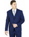 Men's Wedding - Prom Event Bruno 3 Piece Cobalt Blue Side Vents Suit