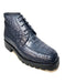 Los Altos All-Over Crocodile Lace Up Ankle Boots by Alligator Warehouse