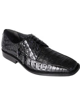 Genuine Black Crocodile Caiman Belly Oxfords Dress Los Altos Shoes