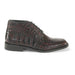 Los Altos Black Cherry Caiman Crocodile Belly Dress Boots