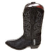 Los Altos Black J-Toe Genuine Stingray Rowstone Boots