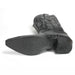 Los Altos Black Snip Toe Genuine Teju Lizard Boots