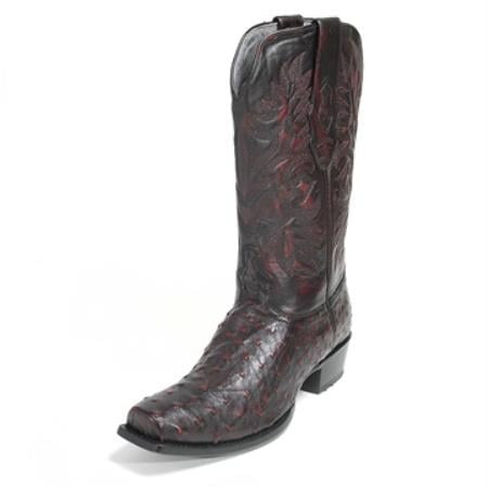 Los Altos Black Stingray mantarraya skin Bota de mantarraya - Mantarraya boots