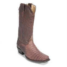 Los Altos Boots Brown Caiman Belly