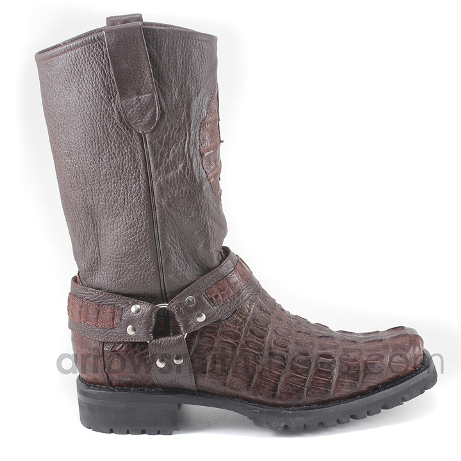 Brown Dress Shoes Los Altos Cognac / Brown Genuine Crocodile ~ World Best Alligator ~ Gator Skin / Lizard Shoes main image 0