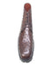 Los Altos Brown Ostrich Quill Lace Up Ankle Boots