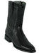 Los Altos Men's Genuine Lizard Teju Skin Leather Insole and Lining Zipper Black Roper Toe Boot