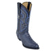 Los Altos Men's Navy Blue Caiman Tail Boots