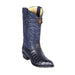 Los Altos Men's Navy Blue Caiman Tail Boots