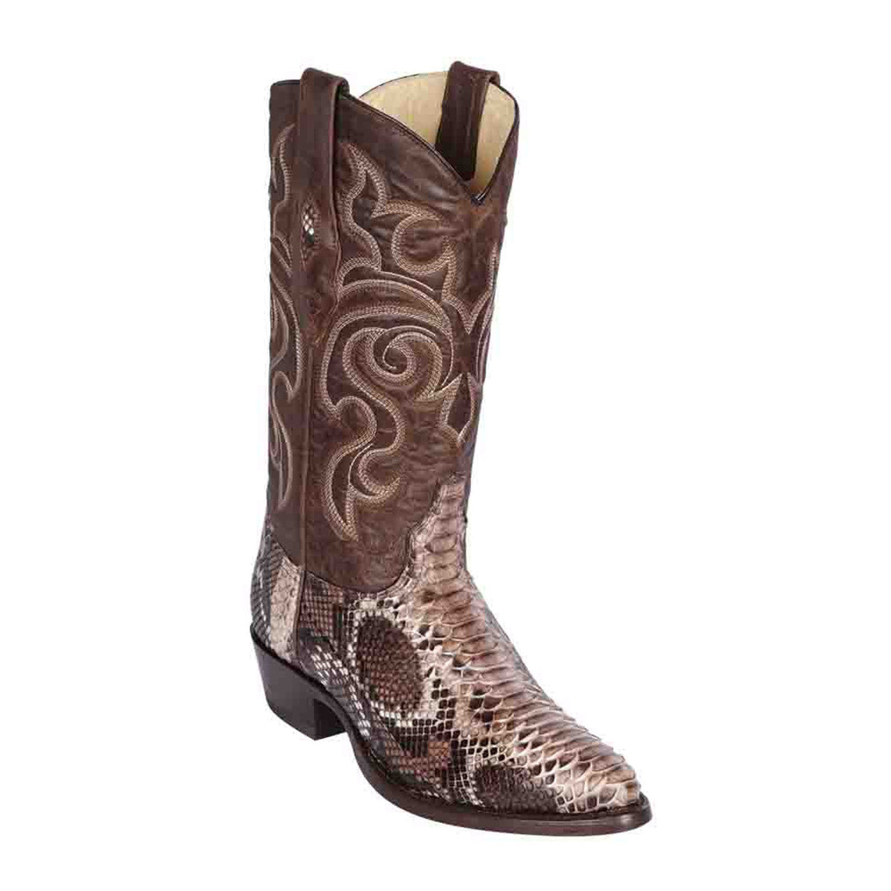 Rustic Brown Python Snakeskin Men's Boots – Alligator Warehouse — MensUSA