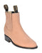 Los Altos Boots Men's Oryx Genuine Suede Chelsea Charro Leather Short Boot ~ Botines Para Hombre