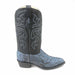 Los Altos Rustic Blue J-Toe Genuine Python Boots