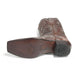 Los Altos Rustic Brown Genuine Python Boots by Alligator Warehouse