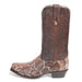 Los Altos Rustic Brown Genuine Python Boots by Alligator Warehouse