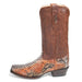 Los Altos Tan Cognac Genuine Python Shoes