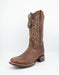 Los Altos Men's Rage Walnut Wide Square Toe Leather Boot