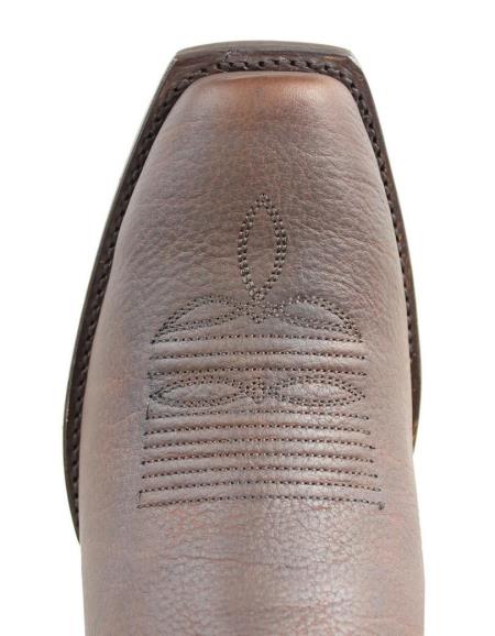 Men's Genuine Premium Leather Handmade Los Altos Boots 7 Toe Walnut Cowboy Dress Cowboy Boot Cheap Priced For Sale Online - Image 2
