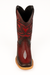Los Altos Boots Single Stone Stingray And Deer Faded Burgundy