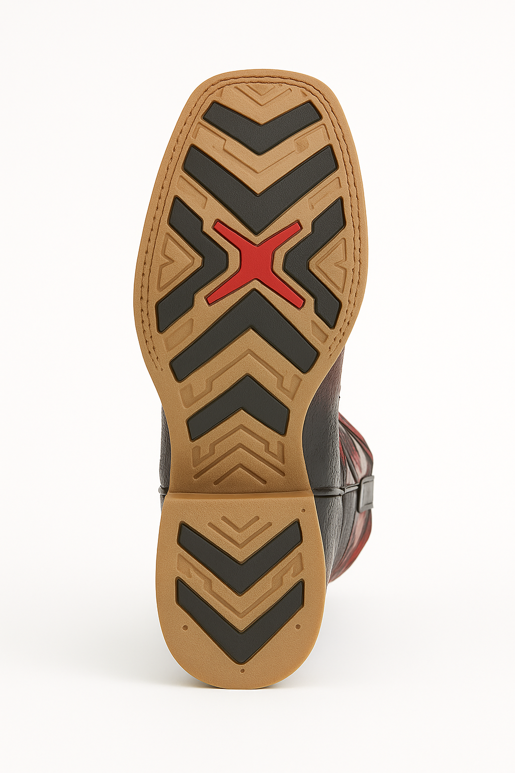Los Altos Boots Single Stone Stingray And Deer Faded Burgundy - Image 9