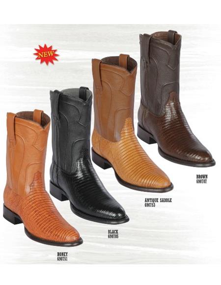 Los Altos Caiman Belly Boots Are Classic And 100% Handcrafted - Alligator - Cowboy Boot - Roper Toe