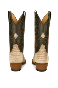 Los Altos Boots Natural Genuine Crocodile ~ World Best Alligator ~ Gator Skin Western Cowboy Dress Cowboy Boot Cheap Priced For Sale Online (D)