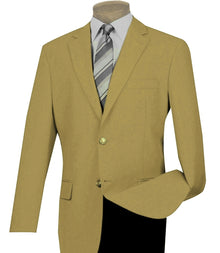 Lucci 2-Button Gold Blazer