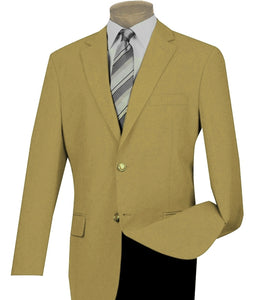 Lucci 2-Button Gold Blazer
