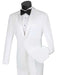 Lucci White 2-Button Budget Tuxedo - Slim Fit