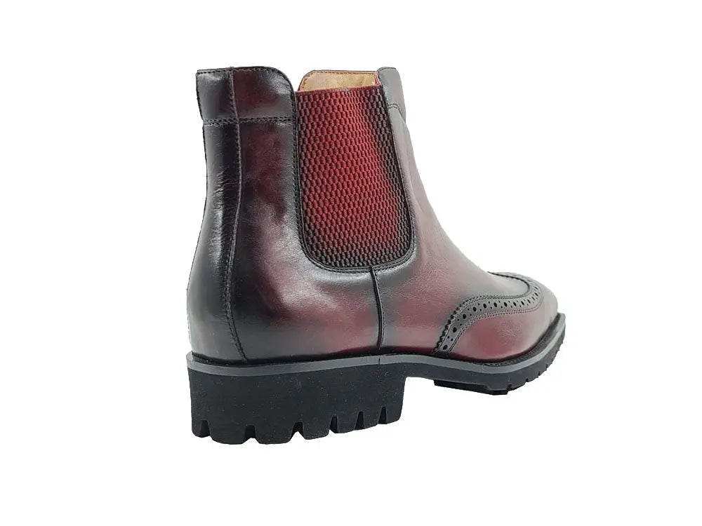 Lug Sole Chelsea Boot with Wingtip Toe - Image 13
